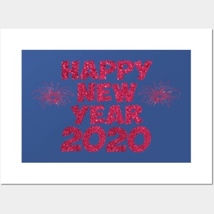 happy new year 2020 Posters and Art